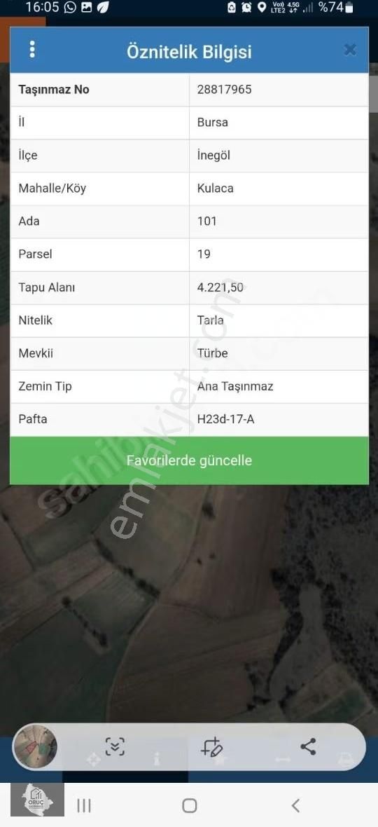 Kulacada İki Proje Arasında Degerli Bir Parsel - Görsel 8