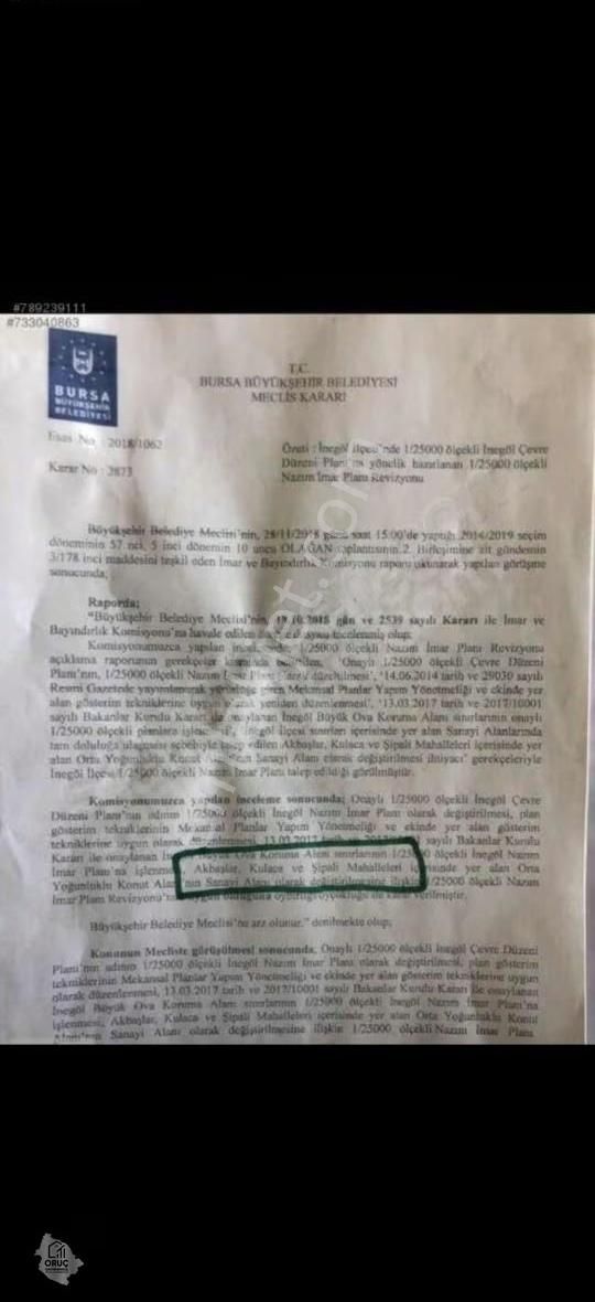 Kulacada İki Proje Arasında Degerli Bir Parsel - Görsel 5