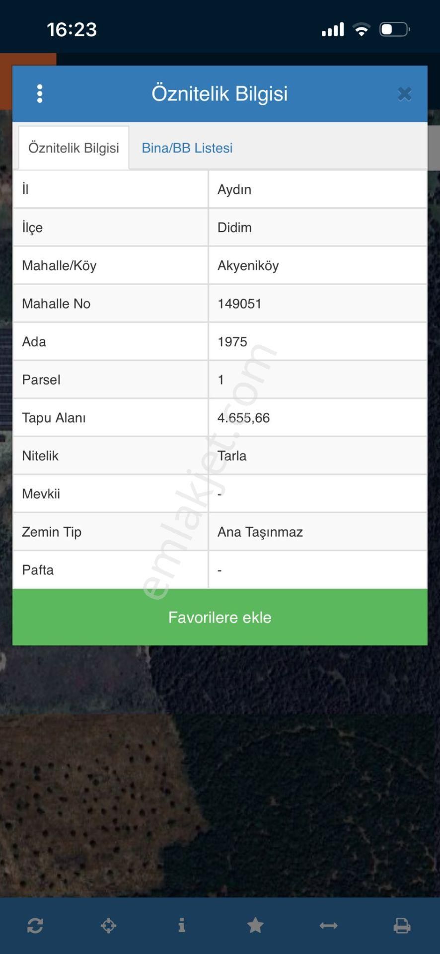 Satılık Zeytin Ağaçlı Tarla - Görsel 2