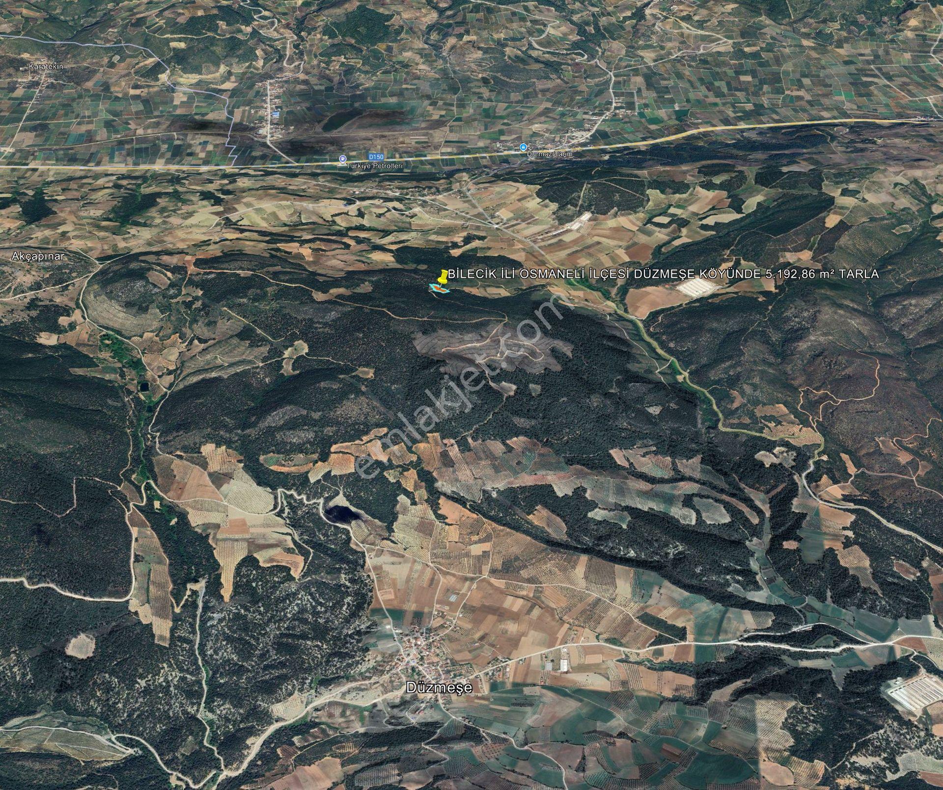 Bilecik İli Osmaneli İlçesi Düzmeşe Köyünde 5.192,86 M² Tarla - Görsel 2