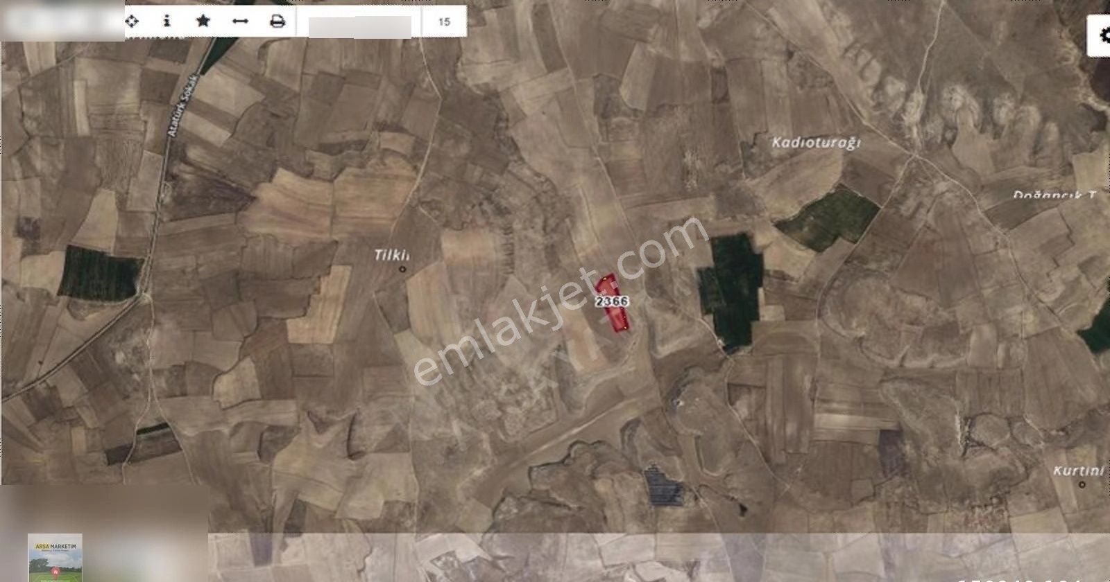 Afyonkarahisar İhsaniye Karacaahmette 9233 M2 Yatırımlık Tarla - Görsel 7