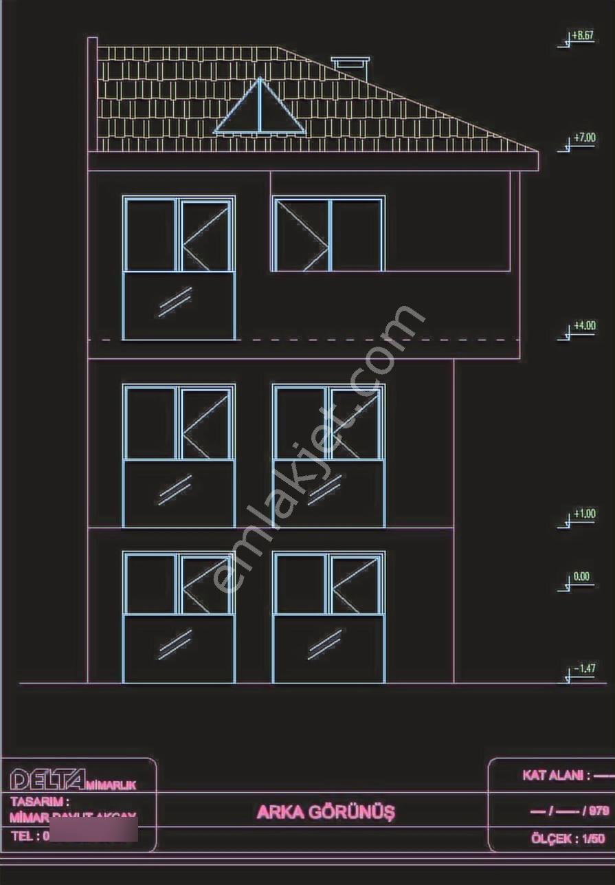 Tekirdağ'da Deniz Manzaralı 168 M² Villa Ruhsatlı Müstakil Arsa - Görsel 26