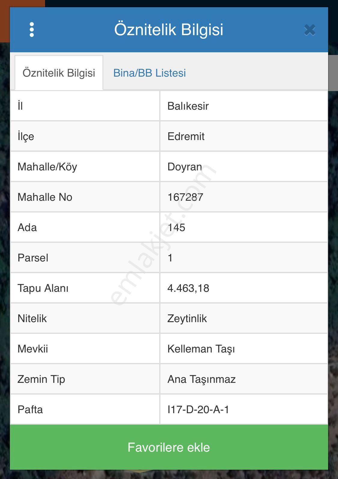 Altınoluk Doyran Köyü’nde 4.463 M² Satılık Zeytinlik - Görsel 4