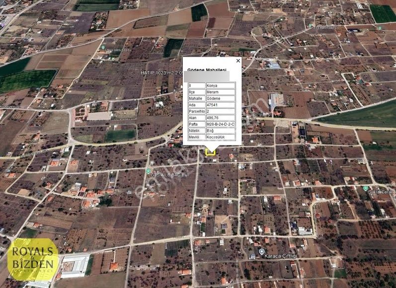 Meram Gödene De Caddeye Yakın Ulaşımı Kolay 496 M2 Müstakil Bağ. - Görsel 13