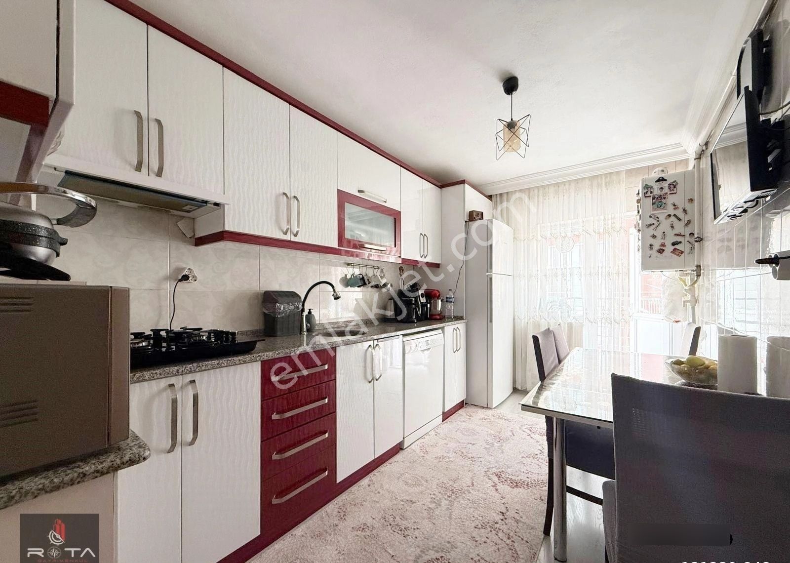Rota'dan Ş.hastanesi Yakını Ara Kat Bağımsız Salon Yapılı 3+1 !! - Görsel 3