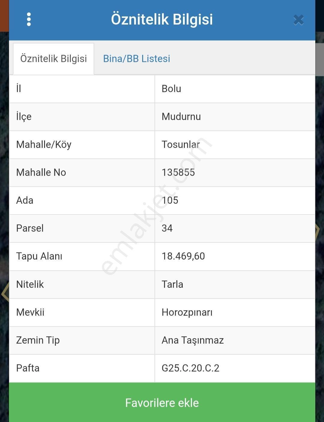 Bolu Mudurnu Taşkesti De Satilik Tarla - Görsel 9