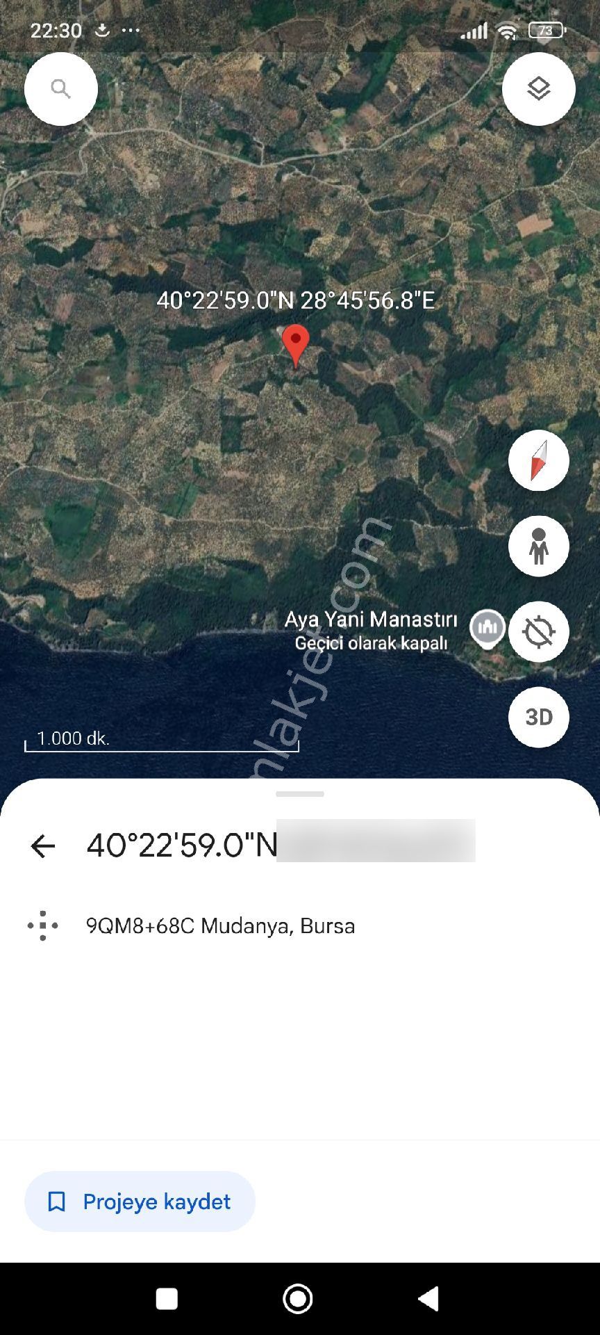Mudanya Tirilye Yola Cephe Zeytinlik - Görsel 3