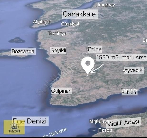 Çanakkale Ayvacık Kestanelik Köyü Satılık 1520 M2 Bahçe. - Görsel 10