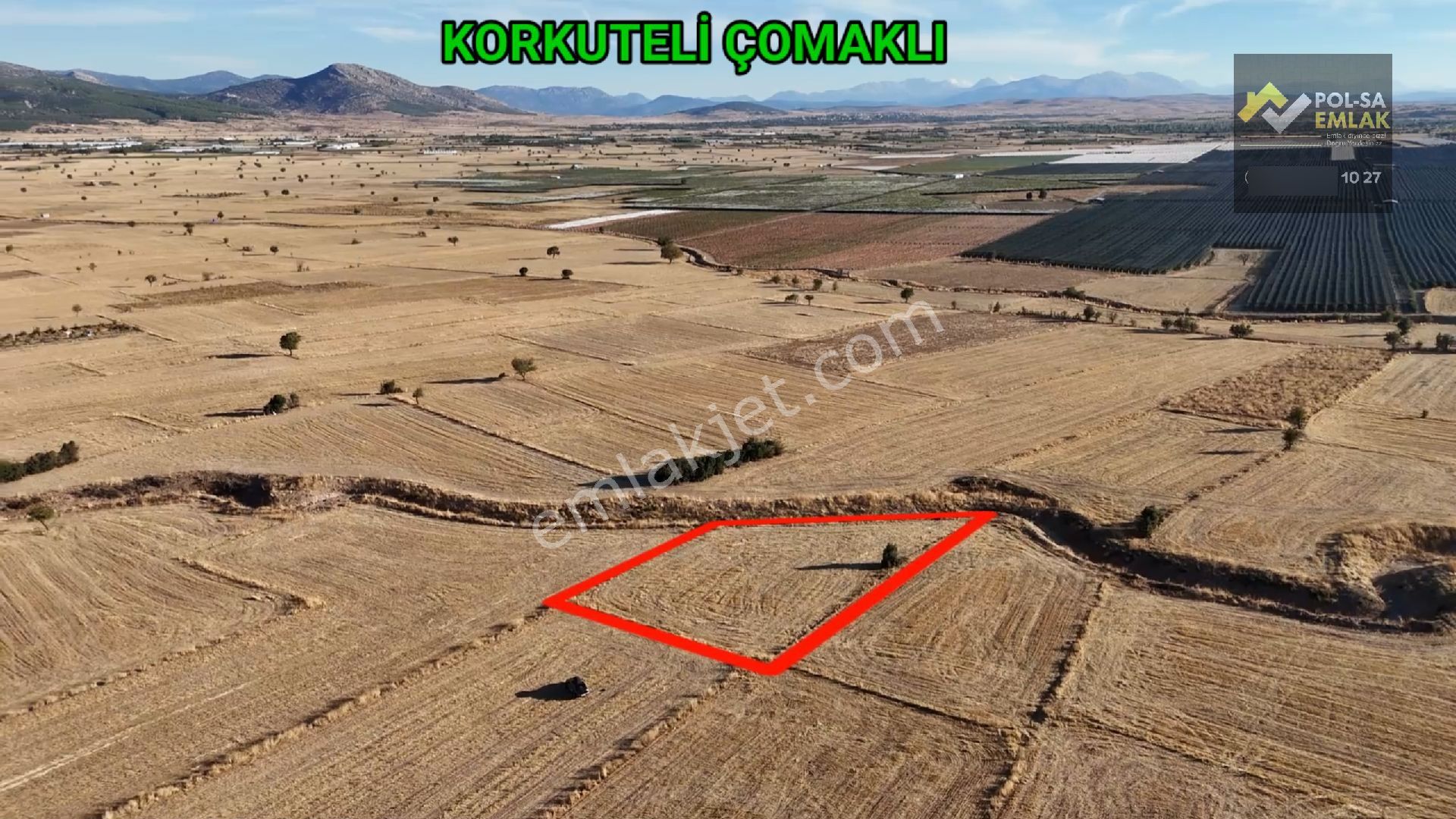 ✅korkuteli ✅çomaklıda ✅satılık 1.590m2 Tarla ✅elektrik Su Yakın✅yerleşim Yeri Yakın - Görsel 6