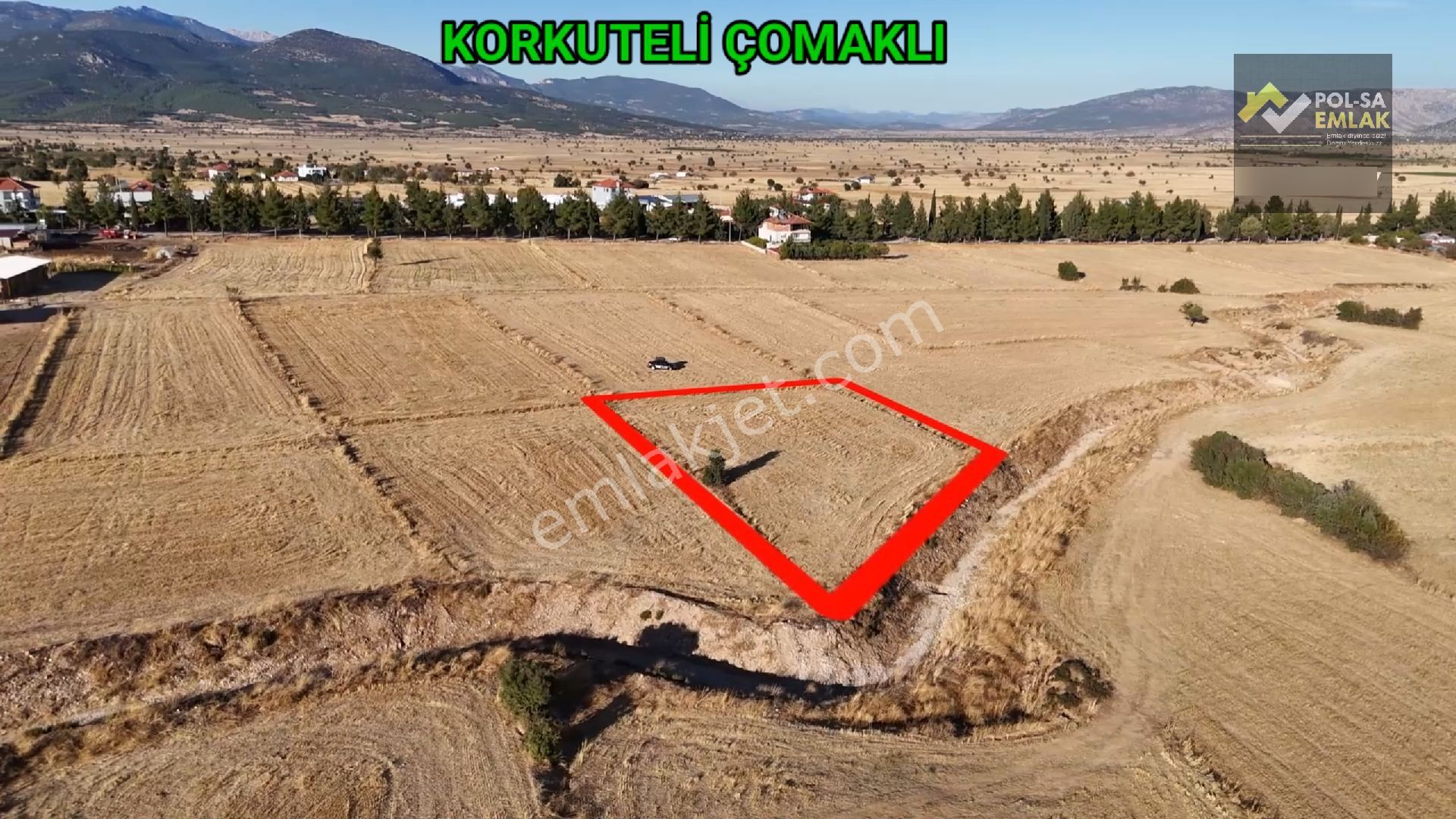 ✅korkuteli ✅çomaklıda ✅satılık 1.590m2 Tarla ✅elektrik Su Yakın✅yerleşim Yeri Yakın - Görsel 8