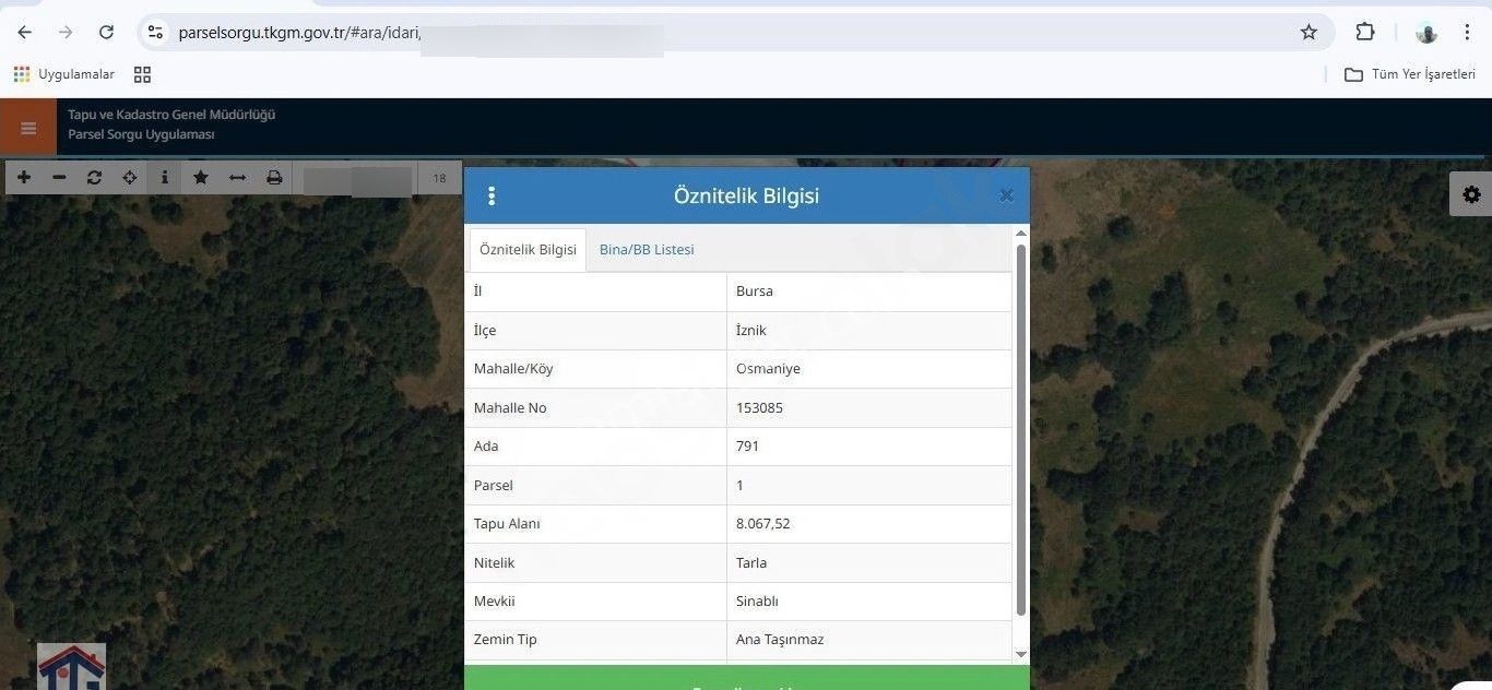 İznik/osmaniye Köyünde Satılık 3487m2 Ve 8067m2 Tarlalar. - Görsel 32