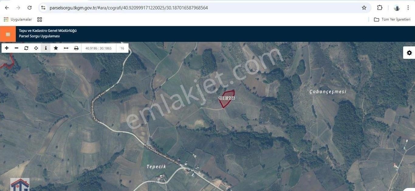İzmit/bağlıca Köyünde Satılık 2 Parsel Tarla. - Görsel 4
