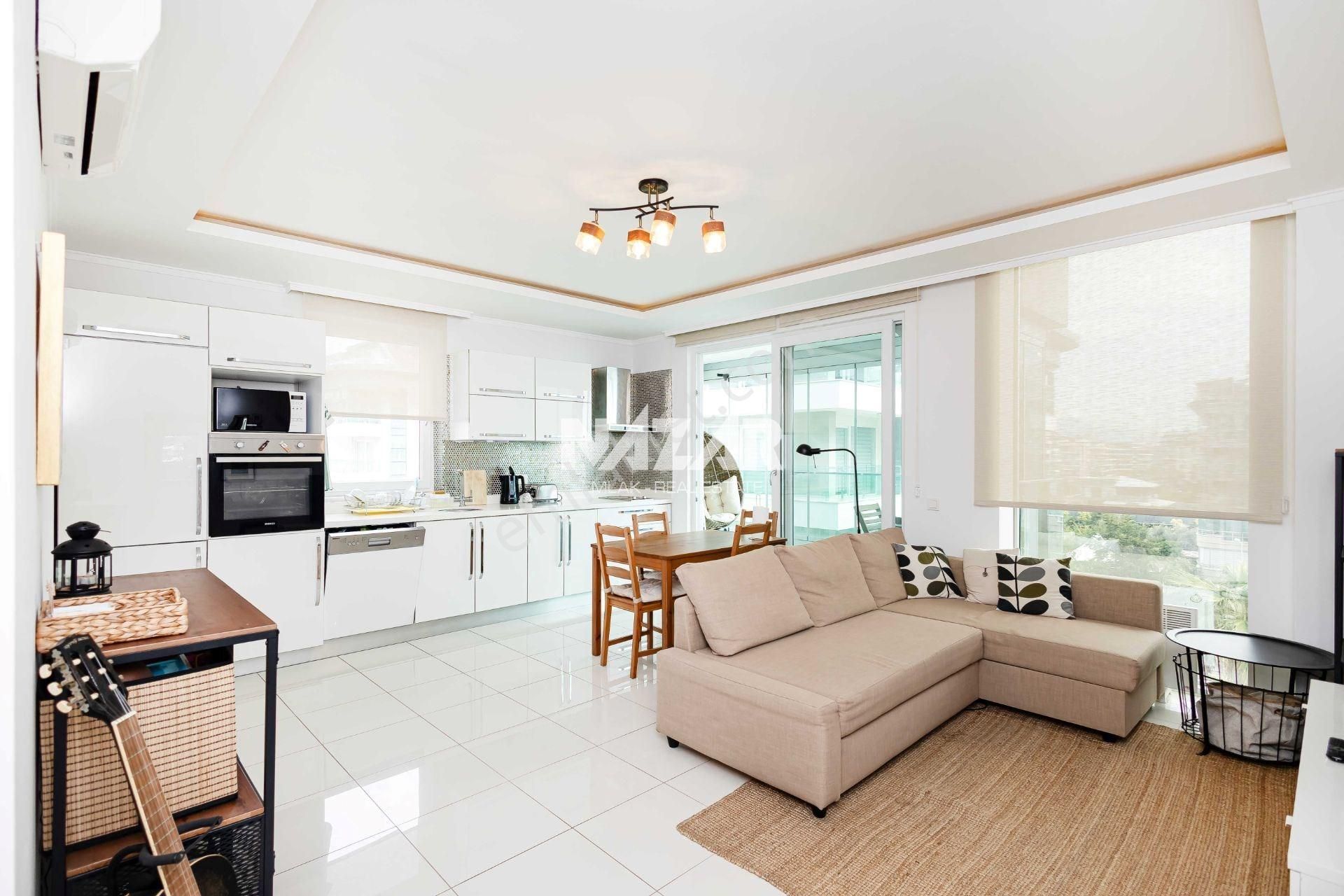 Alanya Kestel’de Denize Sıfır Satılık 1+1 Eşyalı Daire - Görsel 21