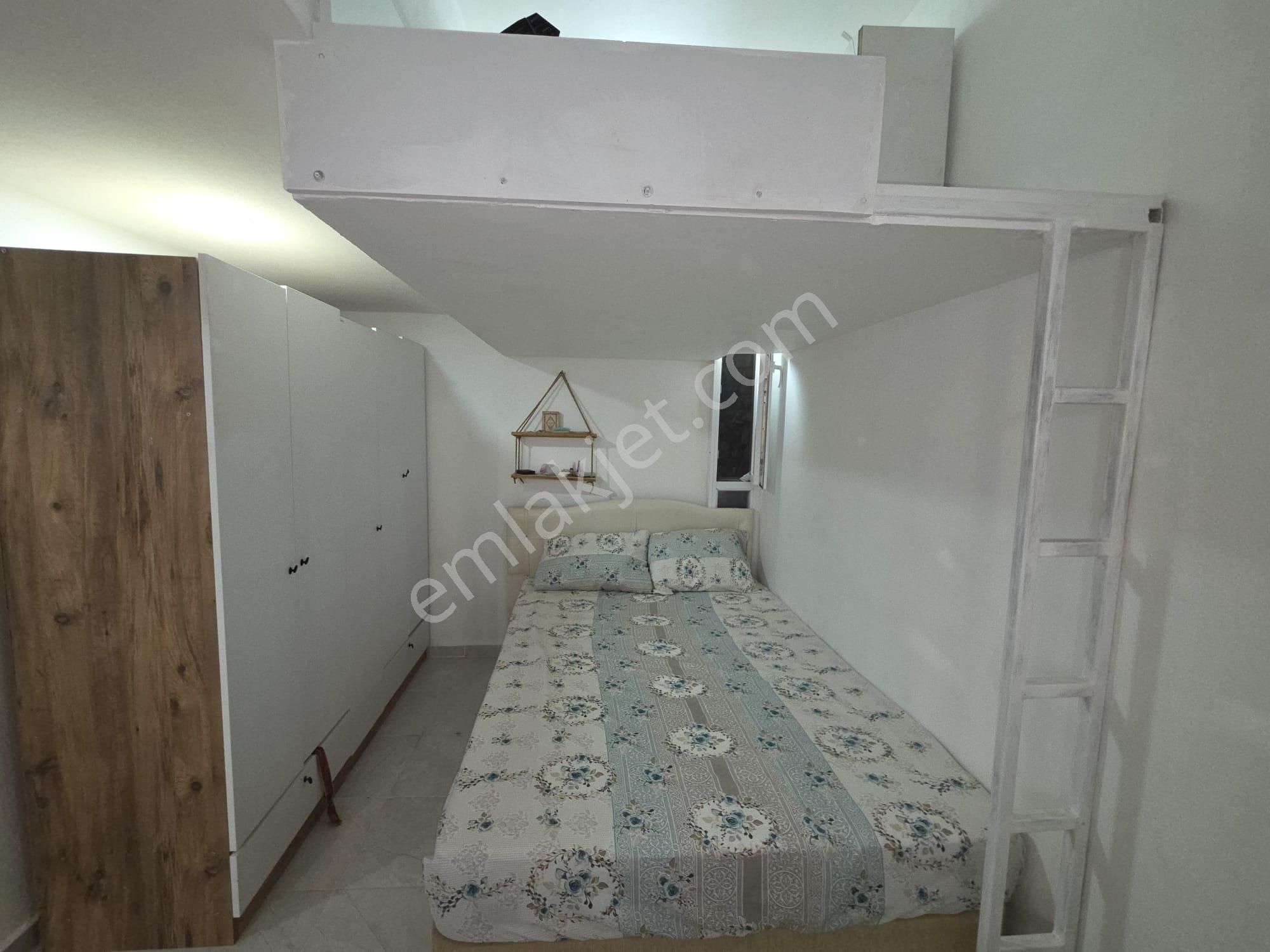 Bodrum Cevatşakir Mah. Yeni Daire, Yıllık Kiralık 1+1 Eşyalı - Görsel 19