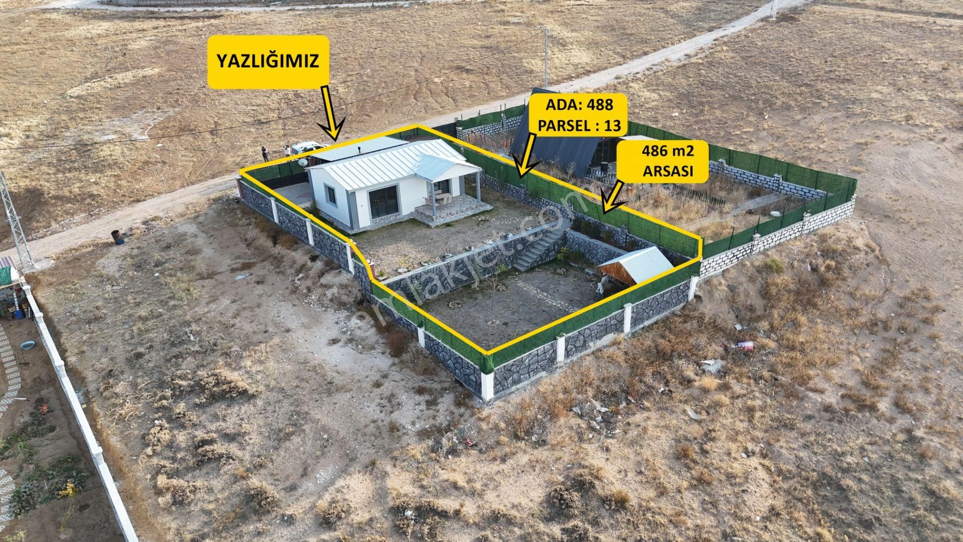 E.gökal Aktaş Yazlık 486 M2 Arsa ! Yola Cephe ! Full Yapılı ! - Görsel 2