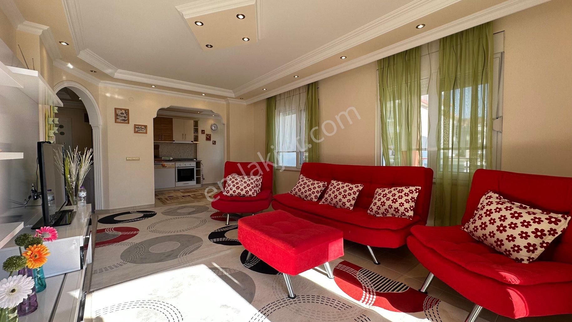 Sea View 2+1 Fully Furnished Apartment İn Kestel – Only 100 M From The Beach - Görsel 28