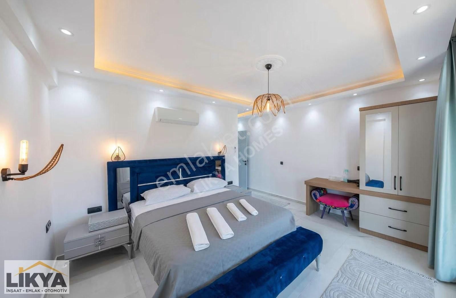 Sahile Çok Yakın Tam Korunaklı Lüks Kiralık - Görsel 23