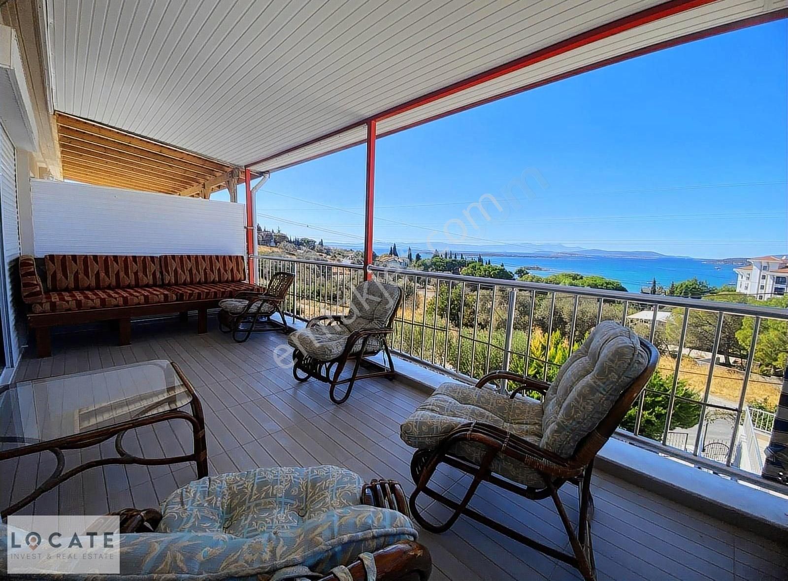 Locateden Çeşme Ildırda Full Deniz Manzaralı Satılık Villa - Görsel 13
