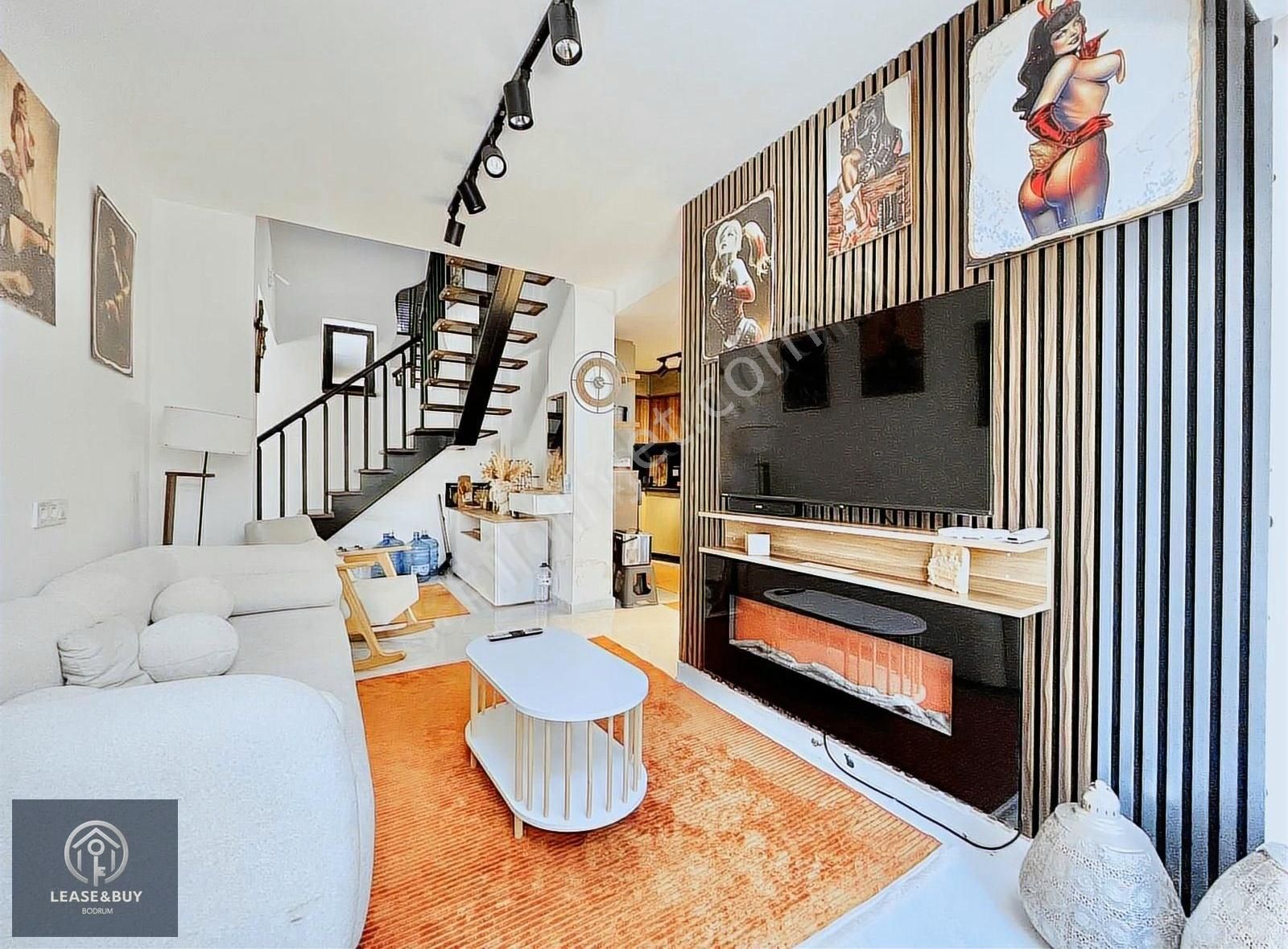 Bodrum Bagla`da Deniz Manzaralı 3+1 Triplex Villa - Görsel 25