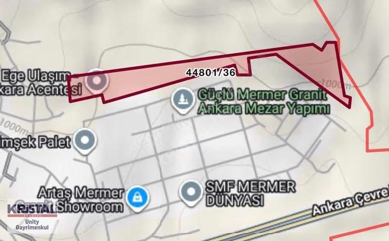 Ankara Yenimahalle Yuva Mevkii Satılık 680 M2 Ticari Arsa - Görsel 3