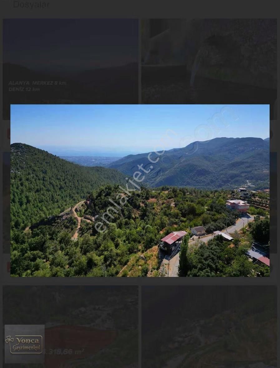 Alanya Bademağaçı Mah Kupon 4,318m2 Yapılı Deniz Manzaralı... - Görsel 11