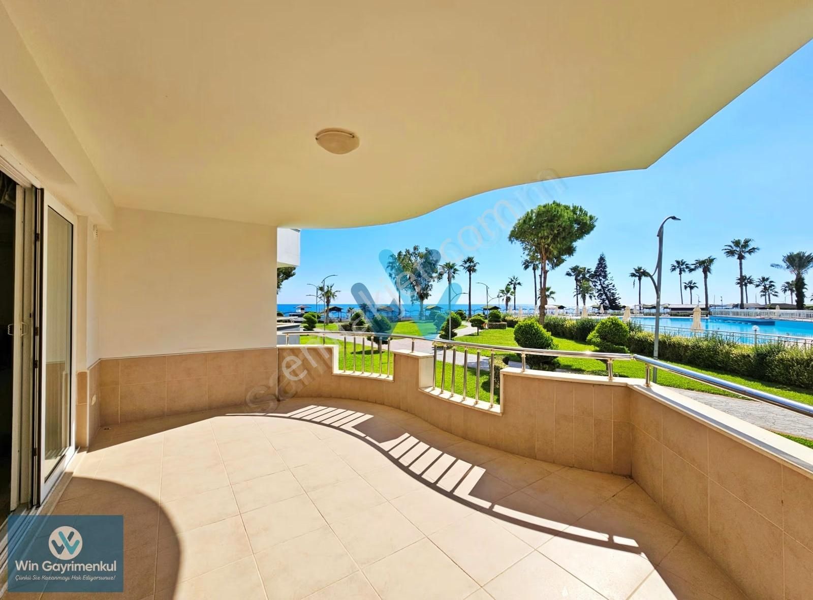 Winden Queenaba'da Yeşil Ve Maviye Hakim Deniz Manzaralı 3+1 - Görsel 5