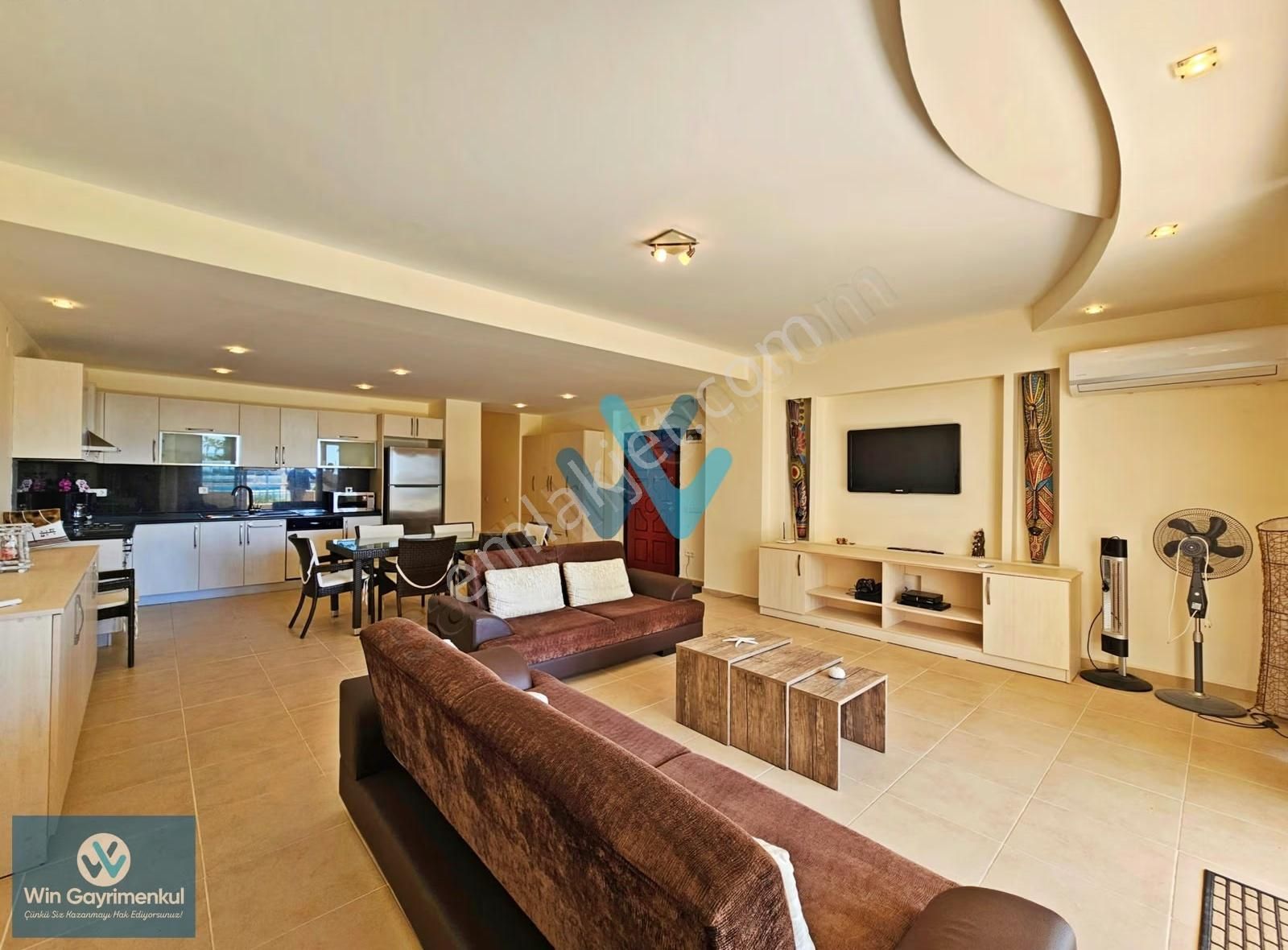 Winden Queenaba'da Yeşil Ve Maviye Hakim Deniz Manzaralı 3+1 - Görsel 14