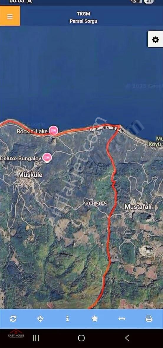 İznik Müşkülede Satılık Müstakil Tapu Ana Yola Cephe - Görsel 3