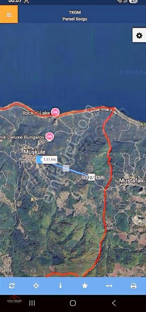 İznik Müşkülede Satılık Müstakil Tapu Ana Yola Cephe - Görsel 4
