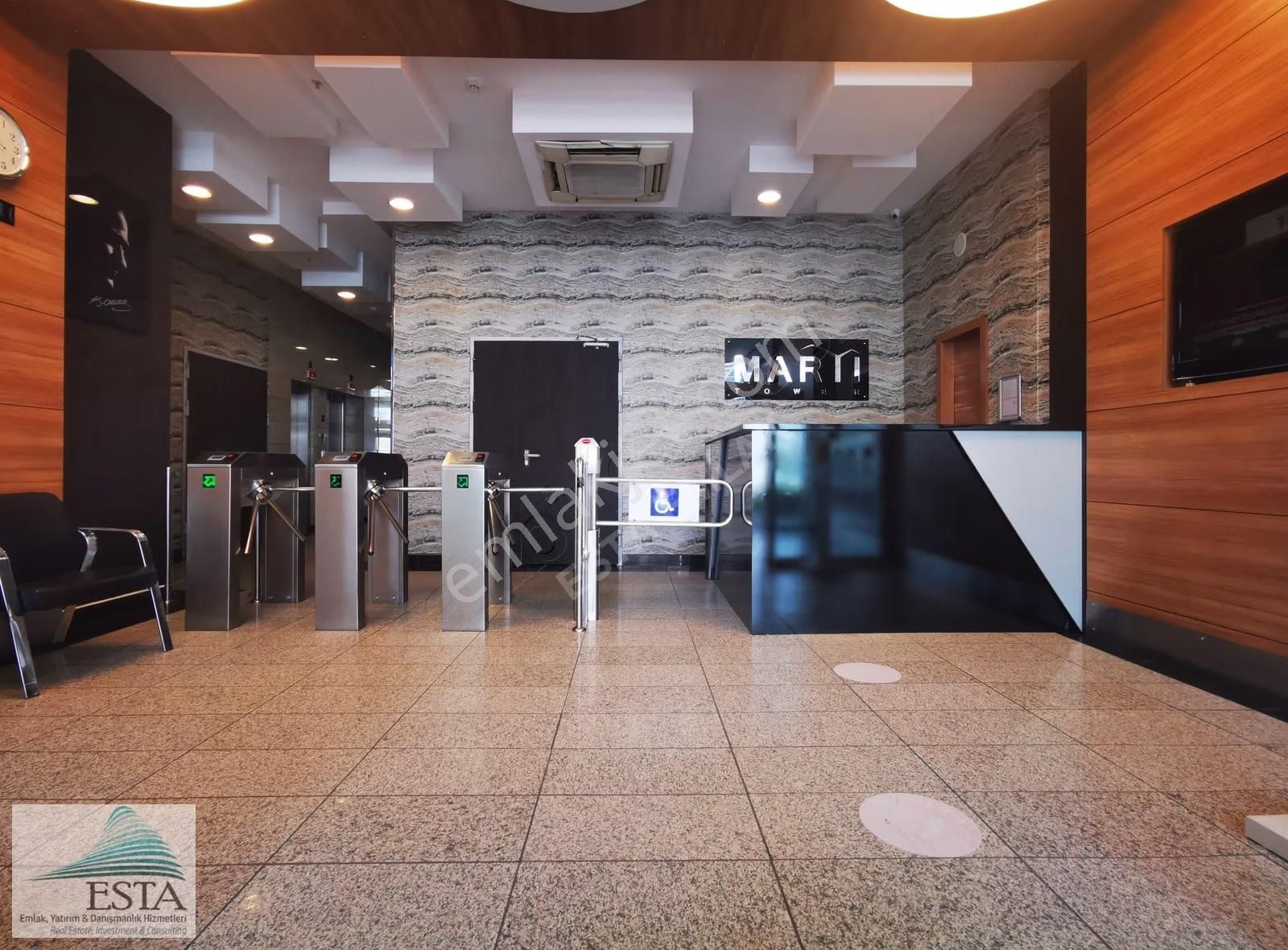 Martı Tower Deniz Manzaralı 2+1 Köşe Konum Kiralık Ofis - Görsel 19