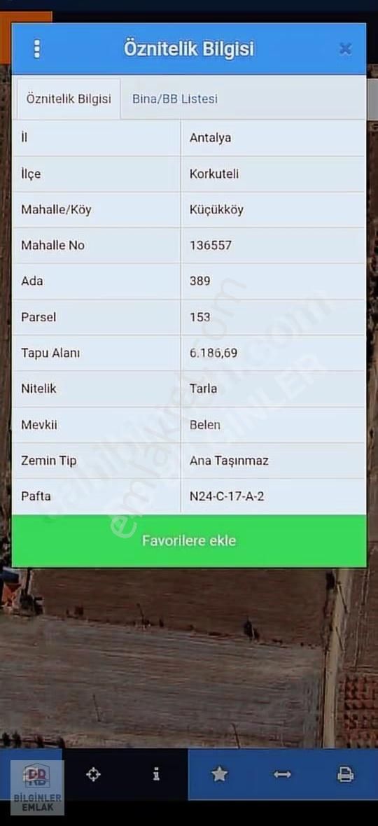 Korkuteli Küçükköy De Satılık Tarla