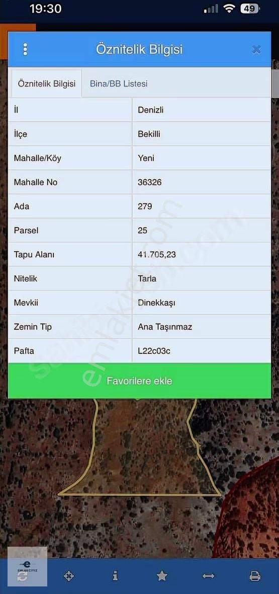 Yatırımcıya Ve Büyük Projelere Hitap Eden Fırsat Tarla !