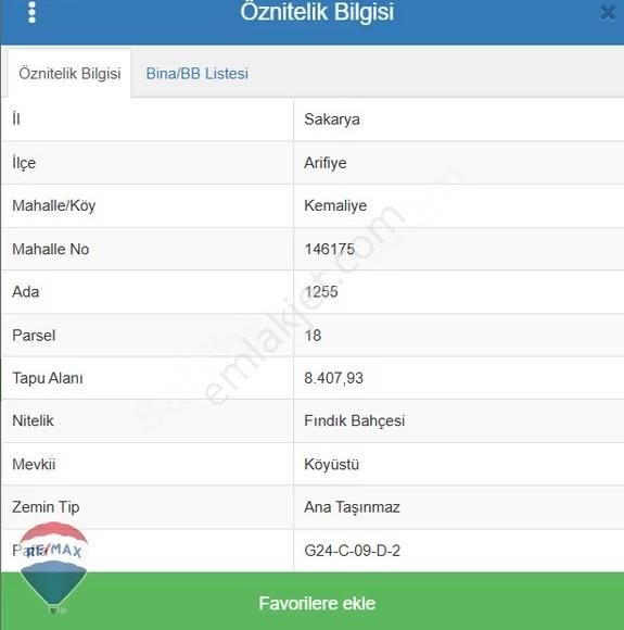 Sakarya Arifiye De Satılık Ceviz Bahçesi Remax Maviden - Görsel 2