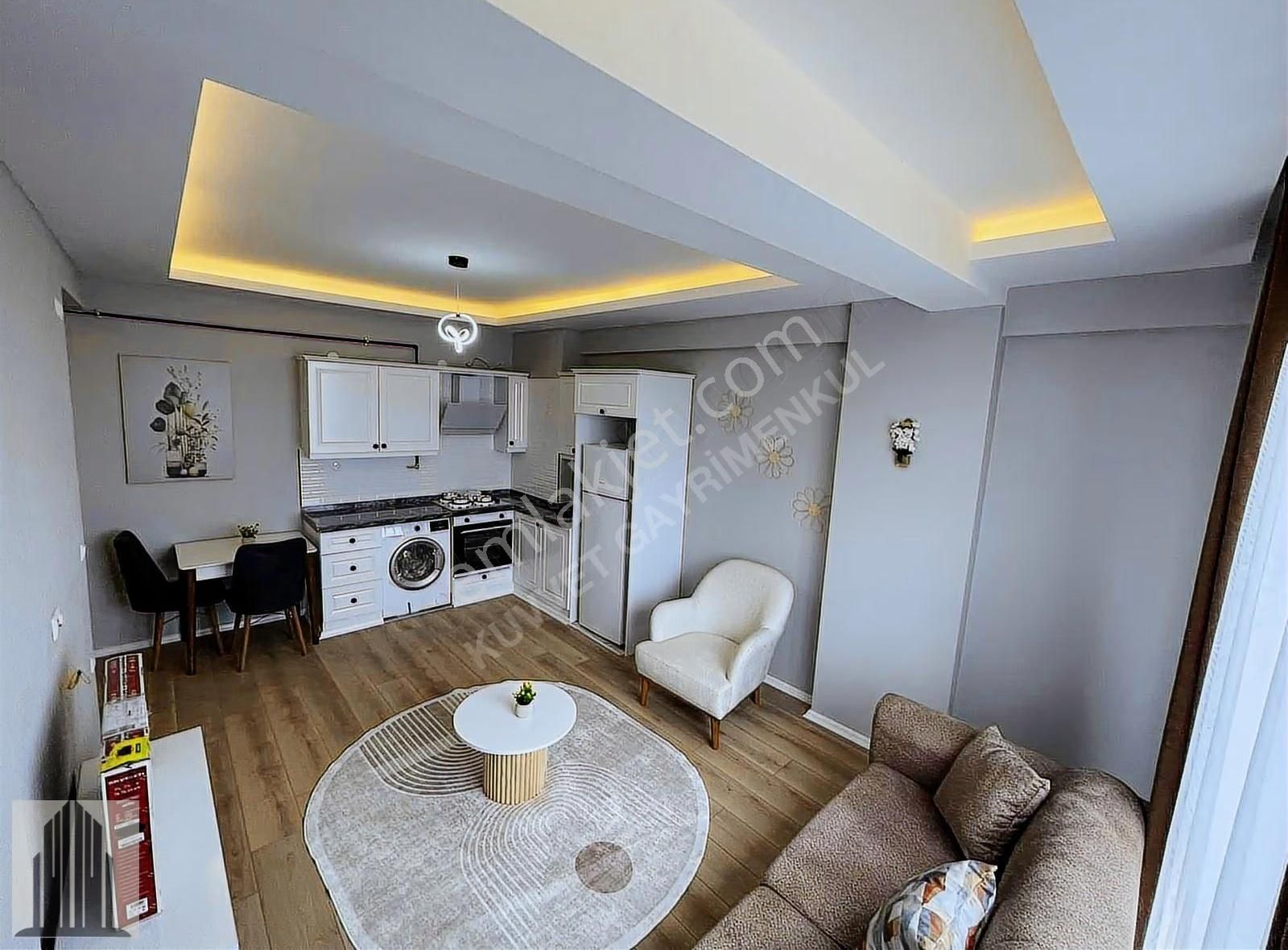 Kuvvet'ten Deniz Manzaralı Ultra Lüks Eşyalı Satılık 1+1 Daire ! - Görsel 11