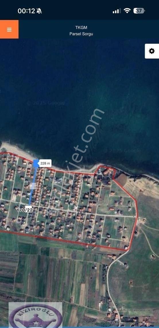 Çanakkale Lapseki Çardak Adatepede Denize Yakın İmarlı 300m2 Arsa - Görsel 3