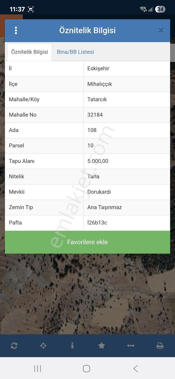 Veffa Gayrimenkulden Eskişehirde Yola Cephe Satılık Tarla - Görsel 2