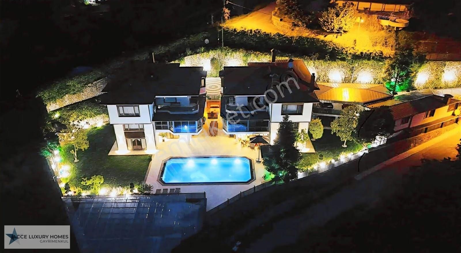 Beykoz Yavuz Selimde Lüks 2 Villa Havuzlu 360° Manzaralı - Görsel 23