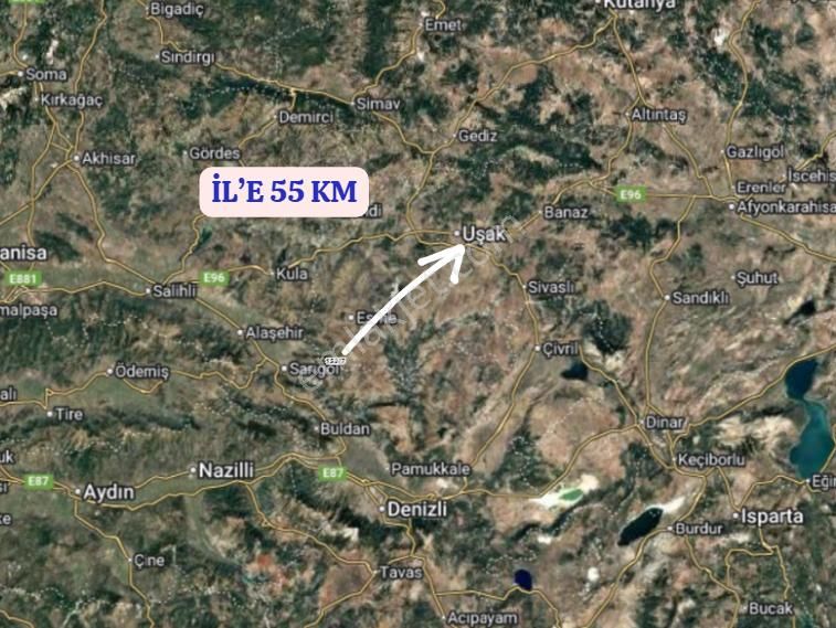 Kd 85.uşak Eşme Ağabey Köyünde 6.400 M² Tarla Satılıktır - Görsel 7