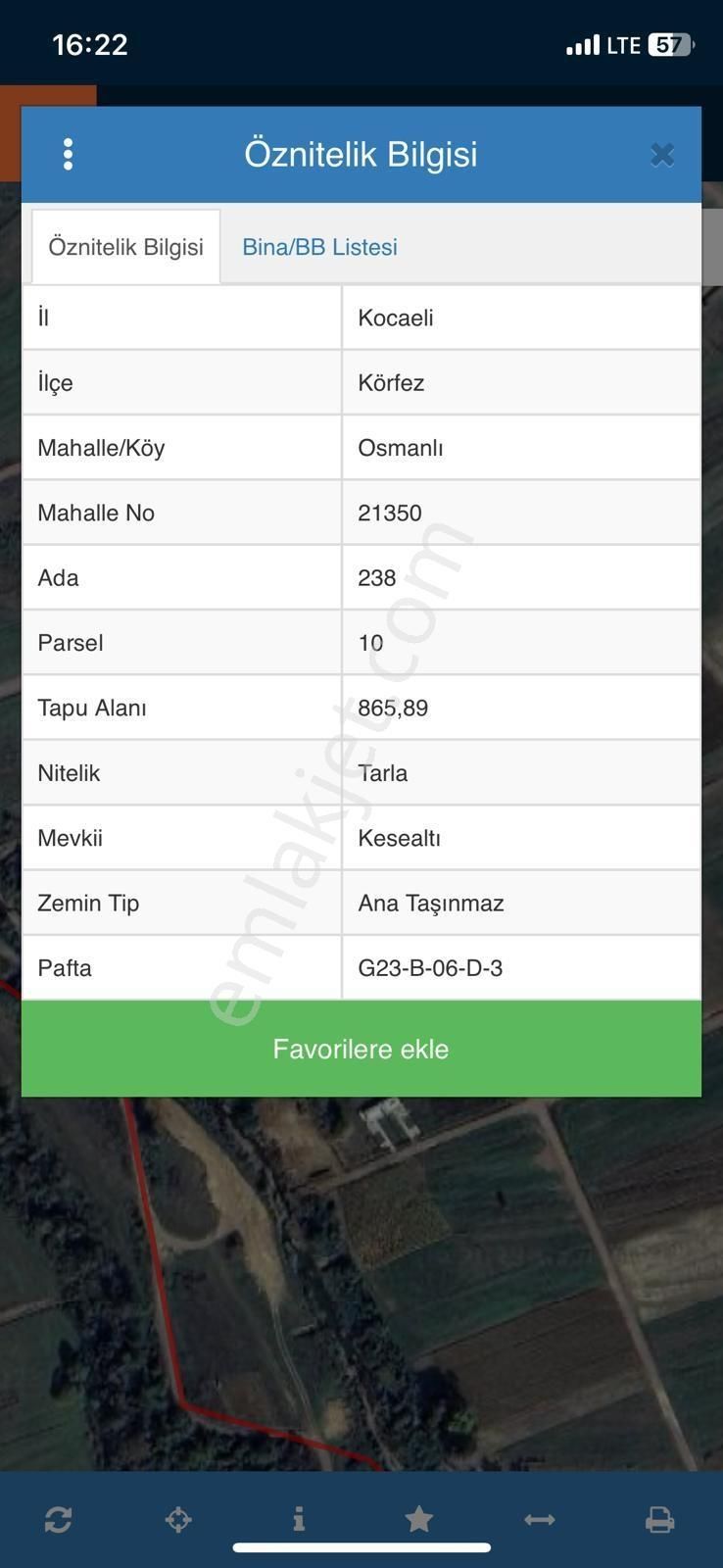 Kocaeli Körfez Osmanlı Mahallesinde Satılık Tek Tapu Arsa - Görsel 2