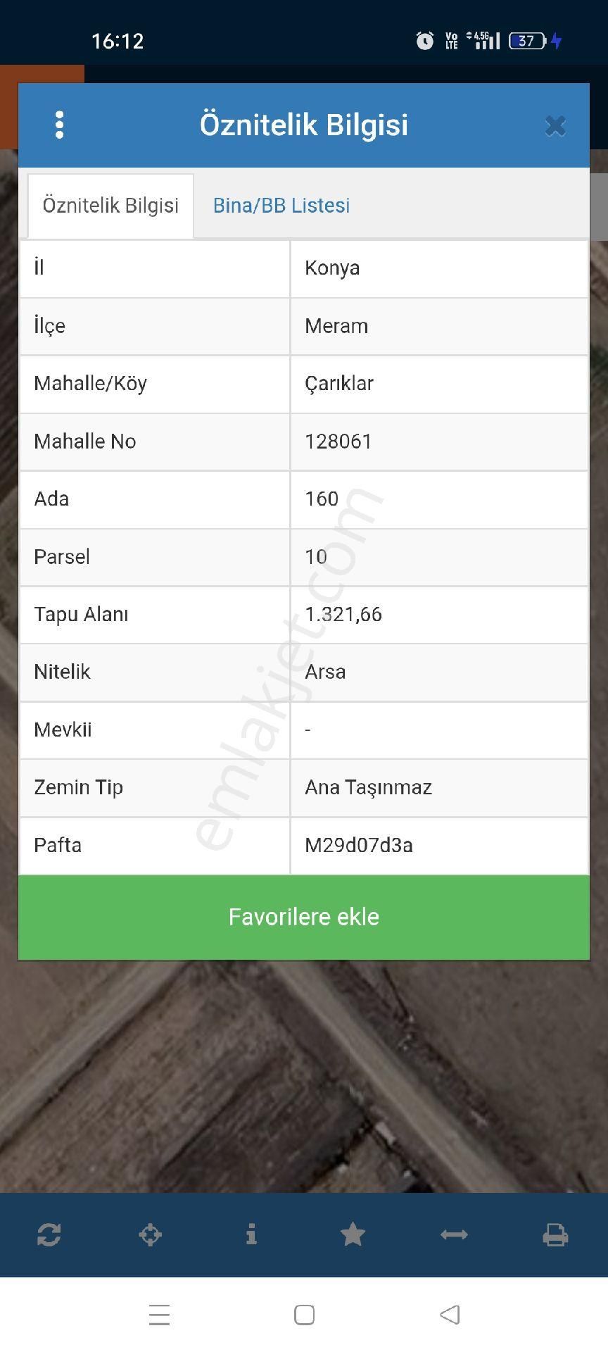 Konya Meram Cariklarda Satılık 13