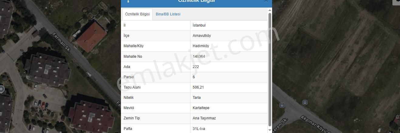 Arnavutköy Hadımköyde Satılık Arsa , 506 M2 Cadde Cephe Müstakil İmarlı - Görsel 2