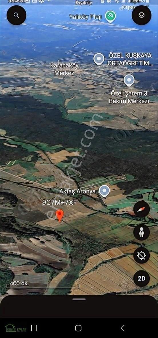 Çiftlikköy De 222 Metre Çaplı Muvafakatnameli Tarla - Görsel 6