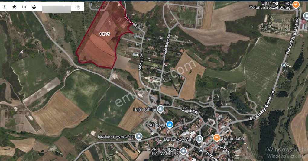 Arnavutköy Dursunköyde Satılık Arsa , 483 M2 Hisseli Caddeye Yakın - Görsel 3