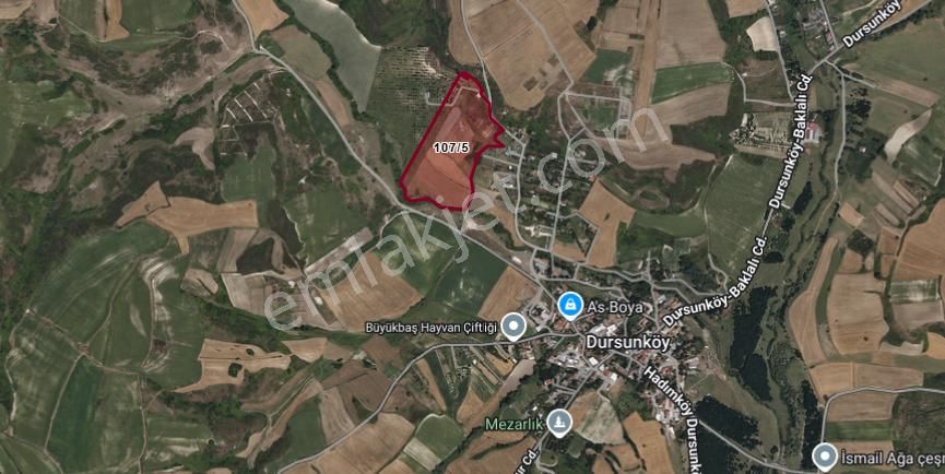 Arnavutköy Dursunköyde Satılık Arsa , 483 M2 Hisseli Caddeye Yakın - Görsel 6