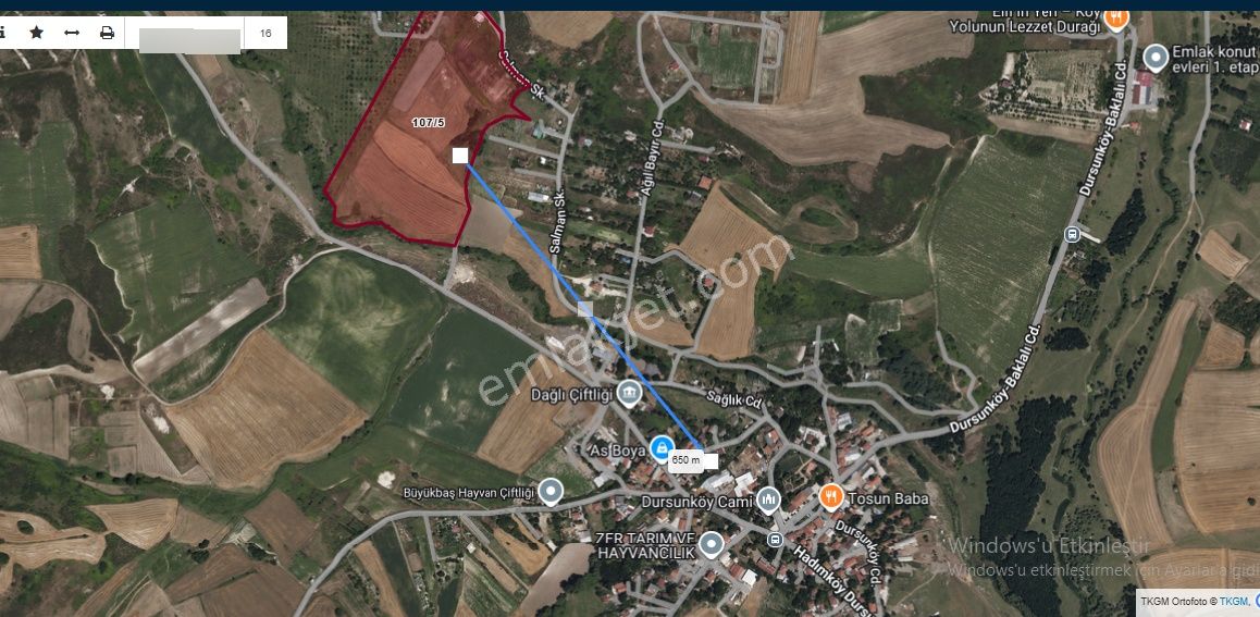 Arnavutköy Dursunköyde Satılık Arsa , 483 M2 Hisseli Caddeye Yakın - Görsel 5