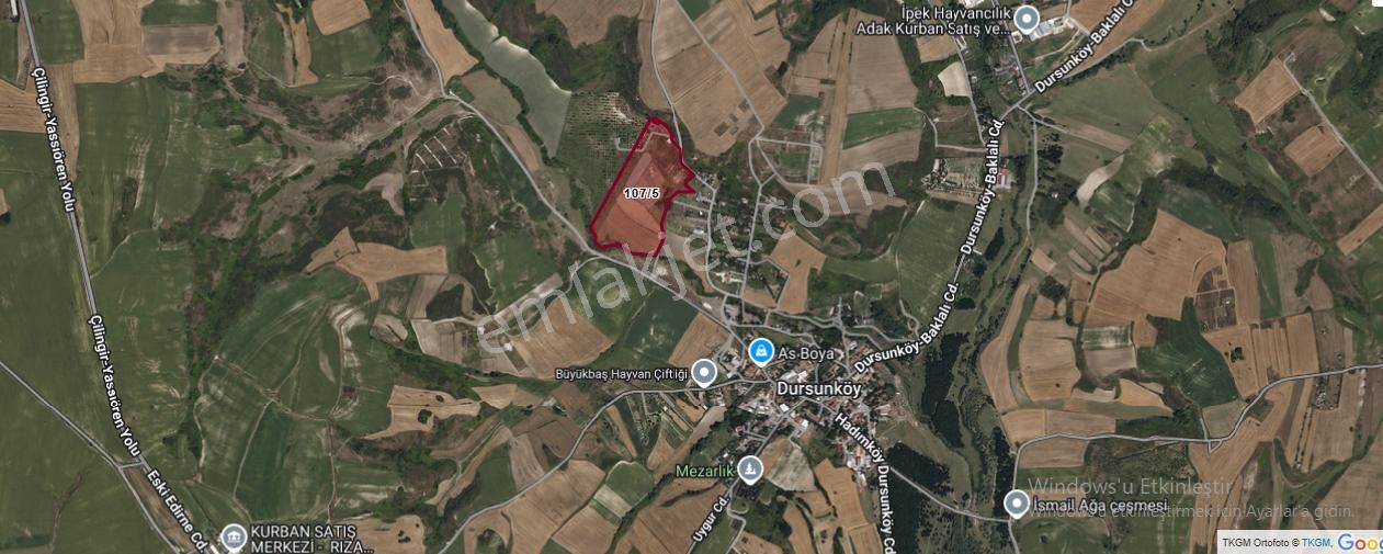 Arnavutköy Dursunköyde Satılık Arsa , 483 M2 Hisseli Caddeye Yakın - Görsel 4