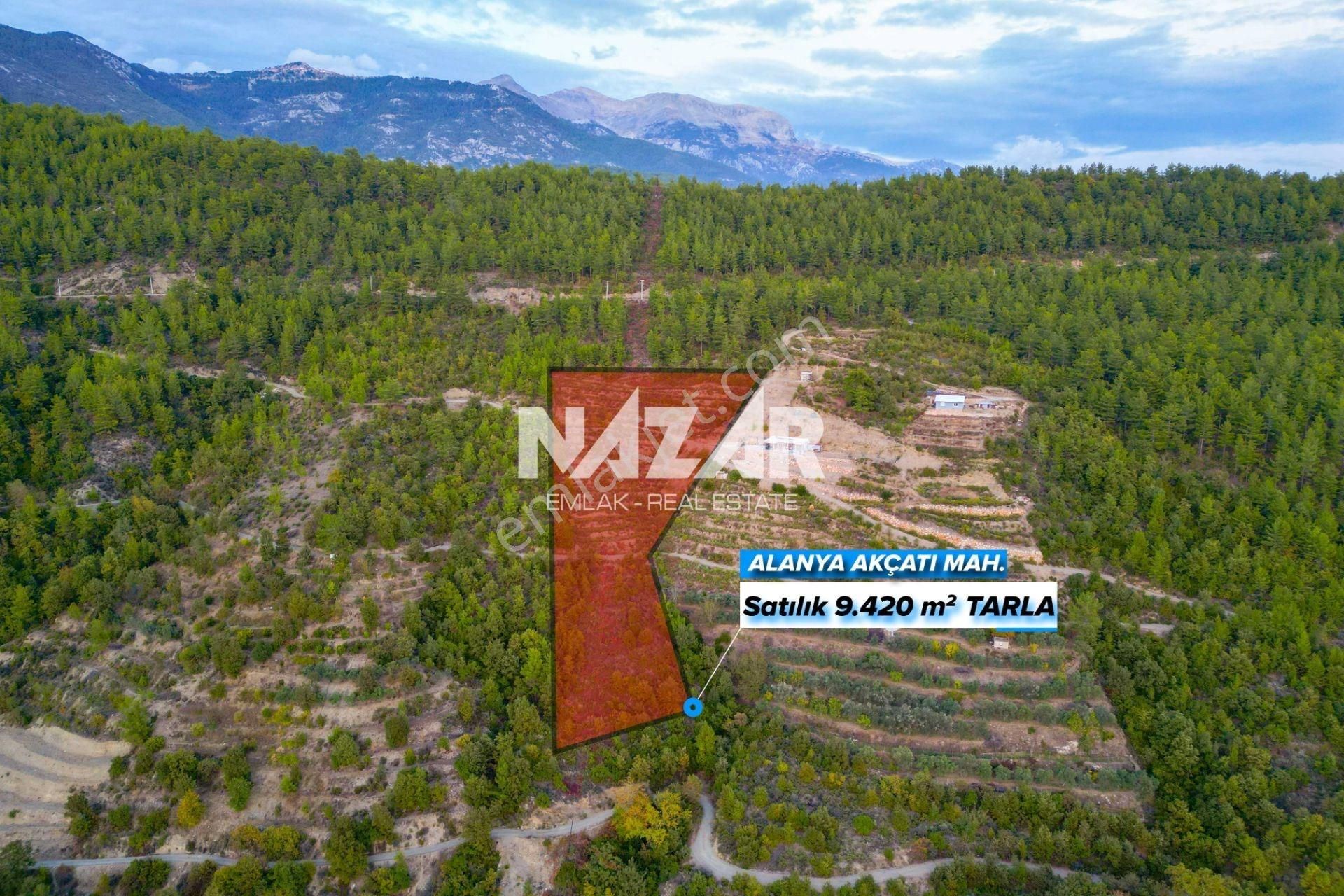 Alanya Akçatı’da 9.420 M² Satılık Baraj Manzaralı Tarla - Görsel 3