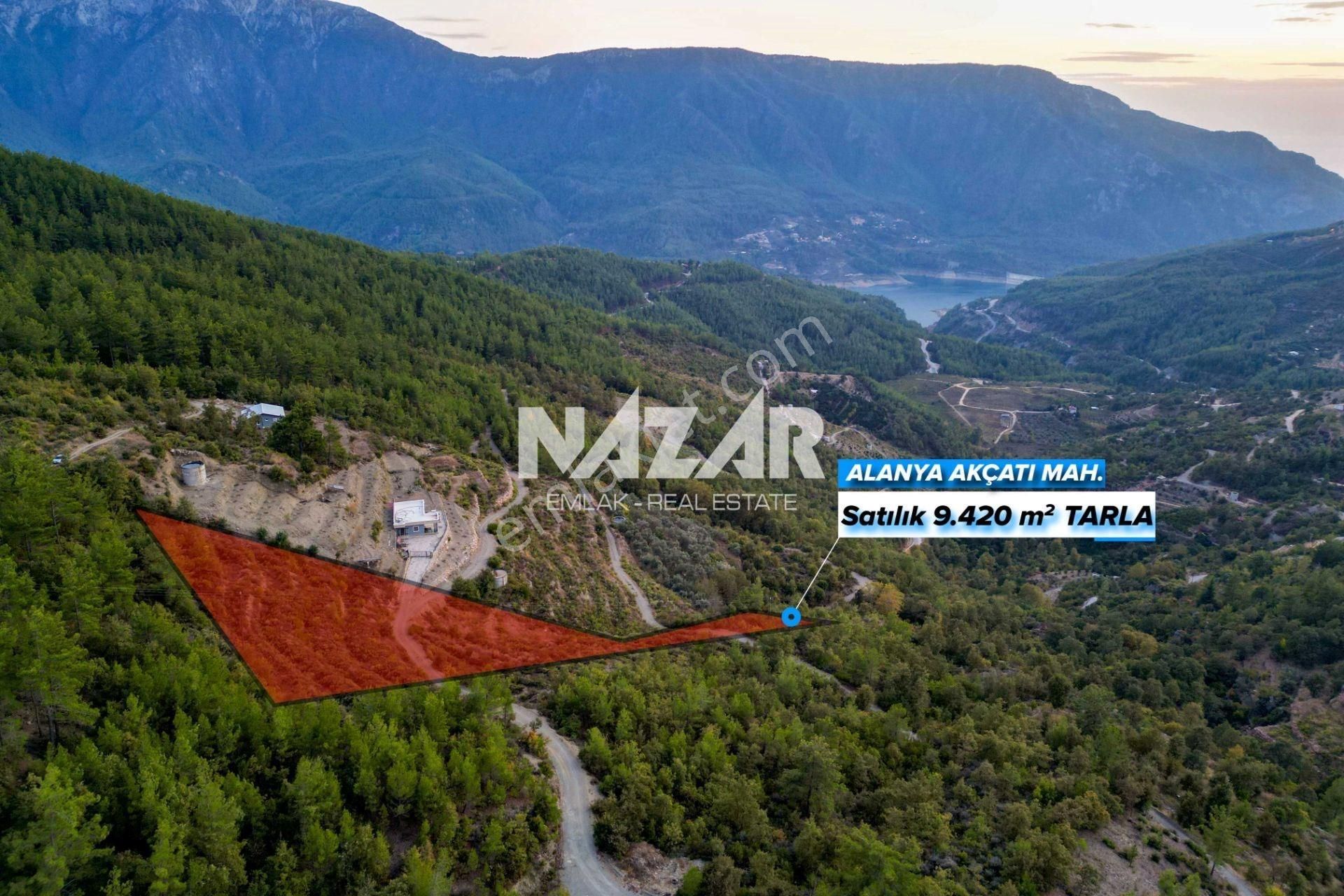 Alanya Akçatı’da 9.420 M² Satılık Baraj Manzaralı Tarla - Görsel 2