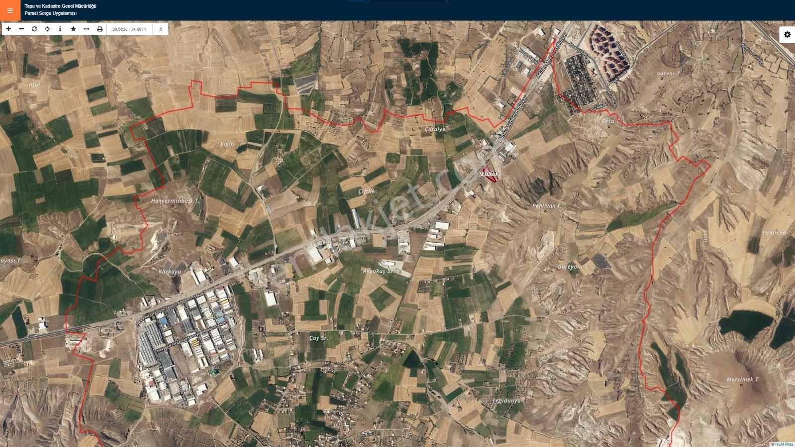 Şanlıbaba Emlak Nevşehir Aksaray Ana Asfaltına Sıfır Ticari Arsa - Görsel 6