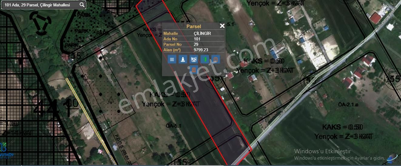 Arnavutköy Çilingirde Satılık Tarla , 9,800 M2 Cadde Cephe Tek Tapu Yolu Var - Görsel 8